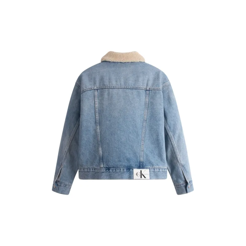 CALVIN KLEIN Jacket Women's Denim Light Blue-1