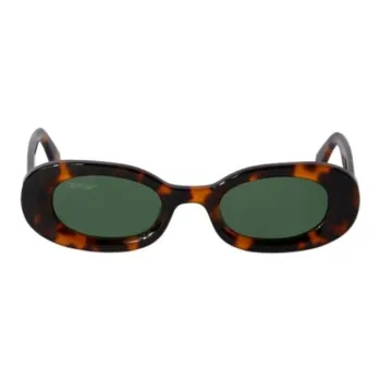 OFF-WHITE Amalfi Tortoiseshell Oval Sunglasses