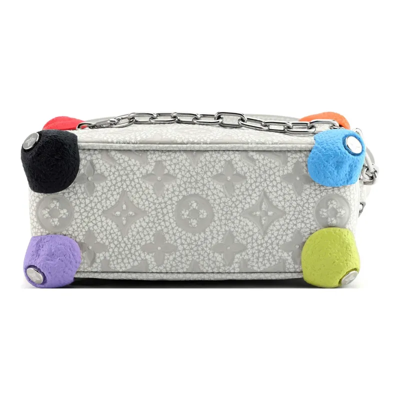 LOUIS VUITTON Mini Soft Trunk Chalk-5