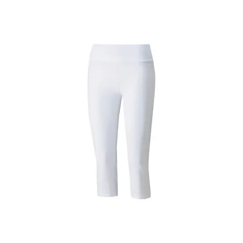 PUMA PWRSHAPE PWRSHAPE Women's Golf Capri Pants Casual Pants Women's White