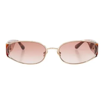 Linda Farrow Shelby Oval Frame Sunglasses