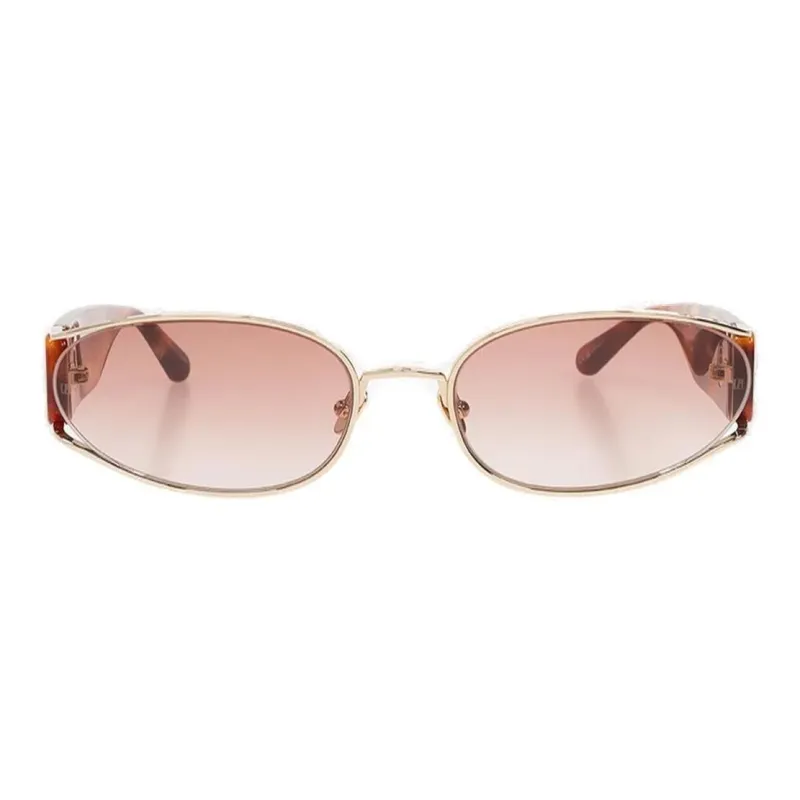 Linda Farrow Shelby Oval Frame Sunglasses-0