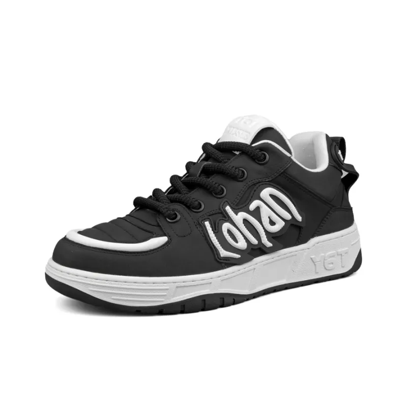 Y6T Skateboard Shoes Unisex Low Top Warrior Black-1