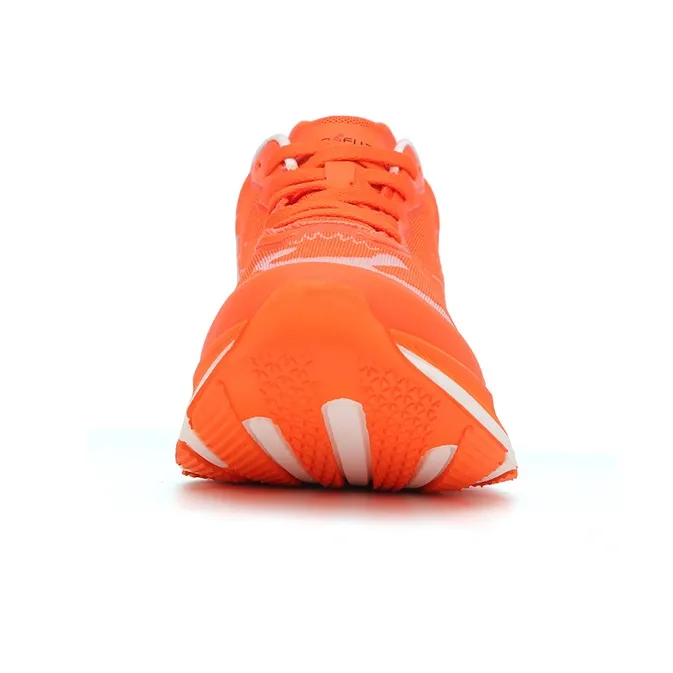 Kung Fu Run Cushioning Anti Slip And Wear Resistant Breathable Support Low Top Running Shoes Unisex Sun Orange Red-4