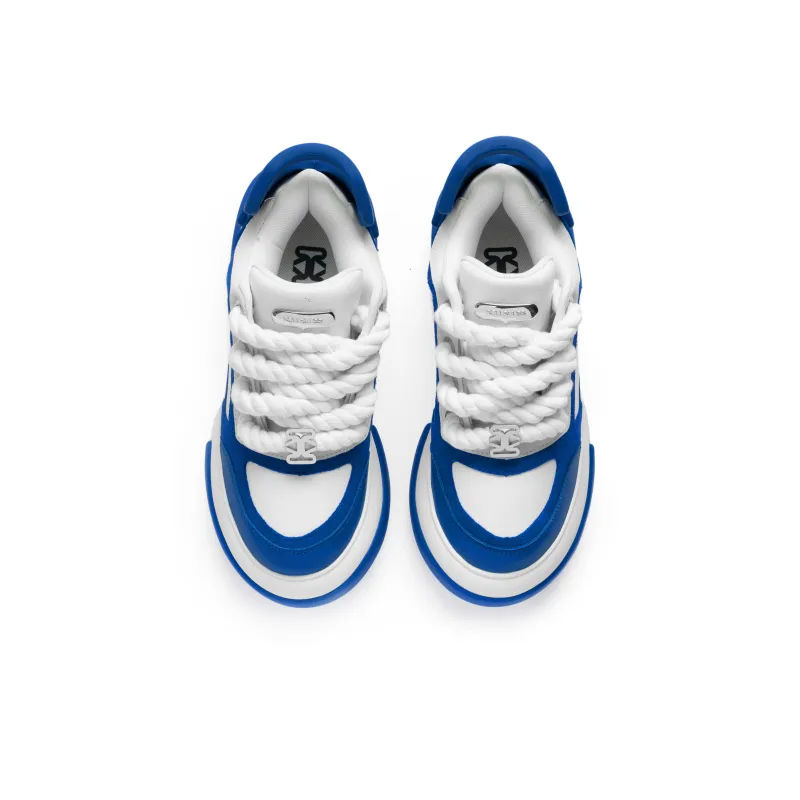 ROLLRULES WAHID Collection Low Top Skateboard Shoes Unisex Blue White-3