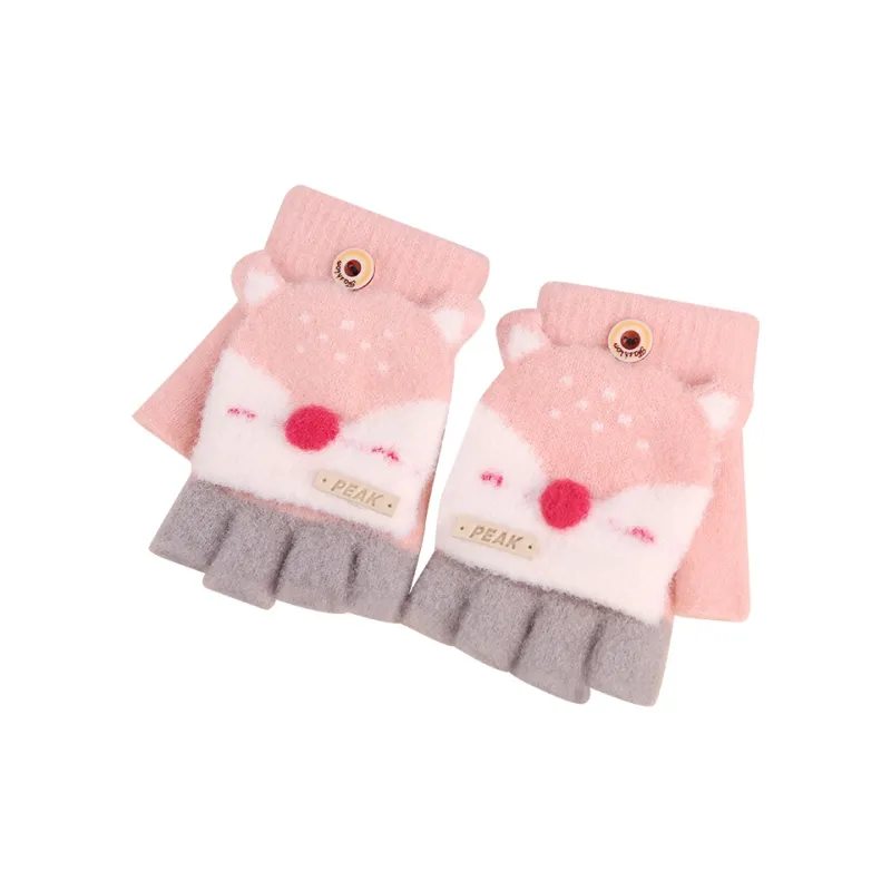 PEAK Knit Gloves Kids' Multicolor-1