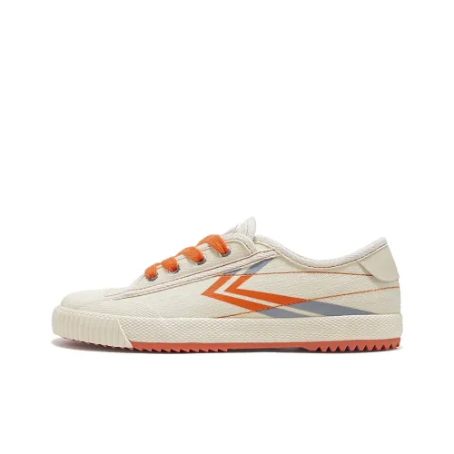 Feiyue Canvas Shoes Unisex Low-Top Orange