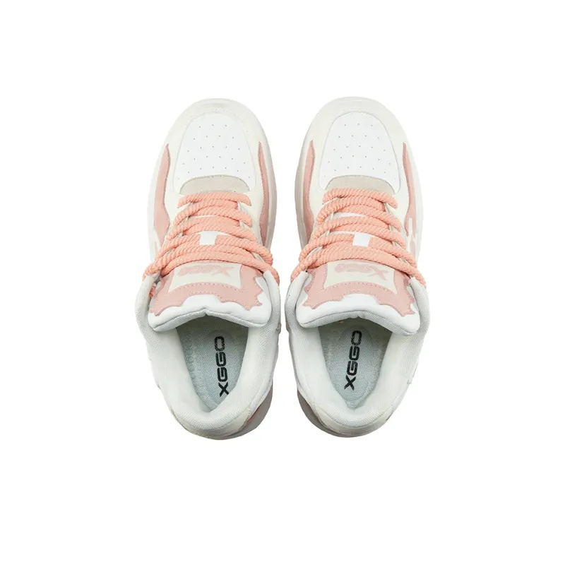 XIANGGUAN XGGO Lightning No.1 Wear Resistant Slip Resistant Low Top Skateboard Shoes Unisex Pink-4