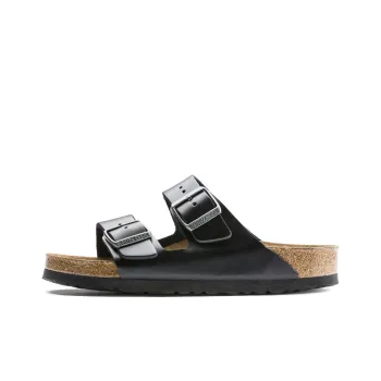 Birkenstock Arizona Soft Footbed Slide Slippers Unisex Black Regular