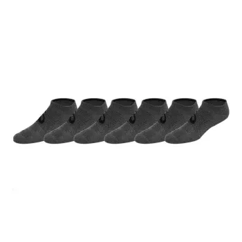 Asics No-Show Socks Unisex 6 Pack Gray
