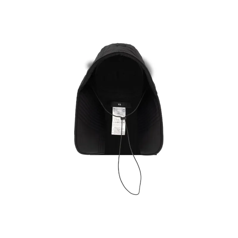 Y 3 Logo Embroidered Drawstring Cap-0