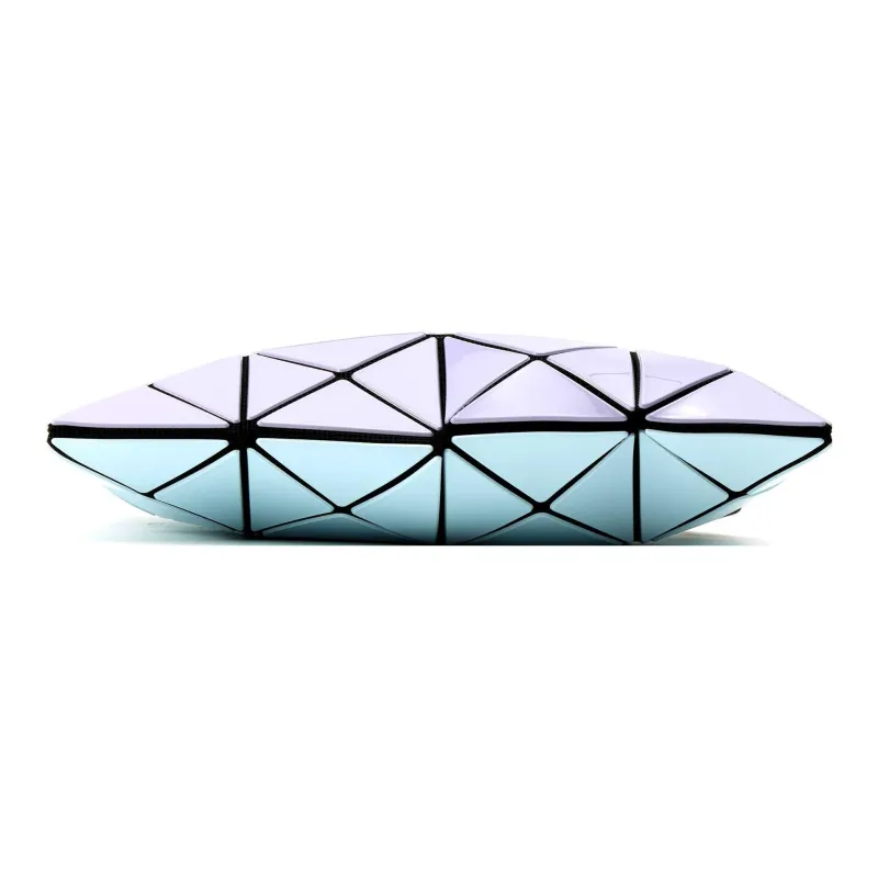 ISSEY MIYAKE Lucent Gloss Mi Polyester Shoulder Bag Crossbody Bag Regular Unisex Light Blue With Lavender-4