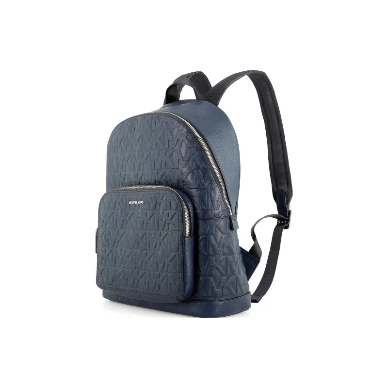 MICHAEL KORS MK Cooper Cow Leather Backpack Regular Men's Navy-1