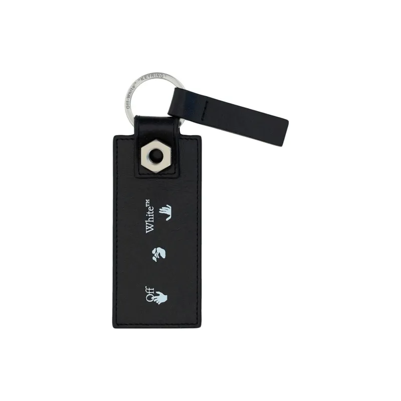 OFF-WHITE Keychains Unisex Black-0