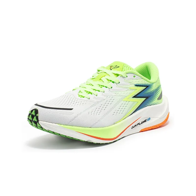 361° 2.5 Pro Low Top Long Distance Running Shoes Unisex White Green-1