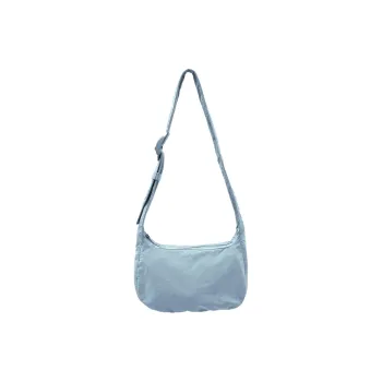 COS Polyamide Saddle Bag, Shoulder Bag, Crossbody Bag Medium Size Unisex Light Blue