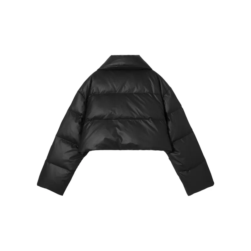 MEETLADY Down Jacket Women's Black-1