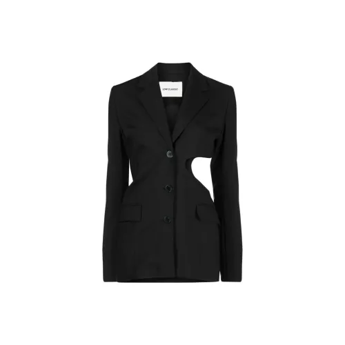 LOW CLASSIC Notched-lapels Cut-out Detailing Blazer