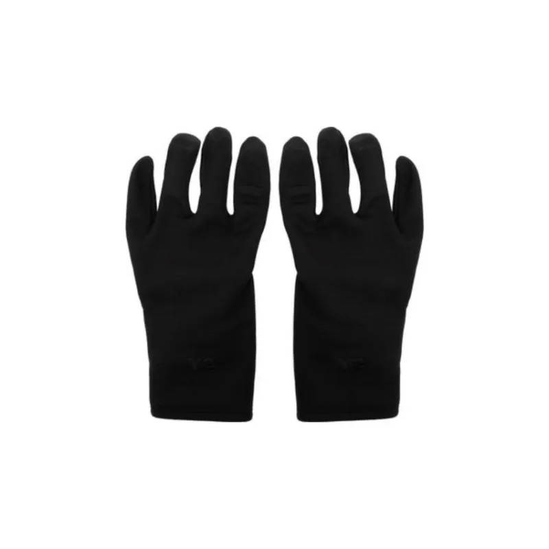 Y 3 Logo Print Gloves-2