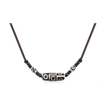 Artisan Lock Heart Jade Agate Jade Necklaces Unisex Agate