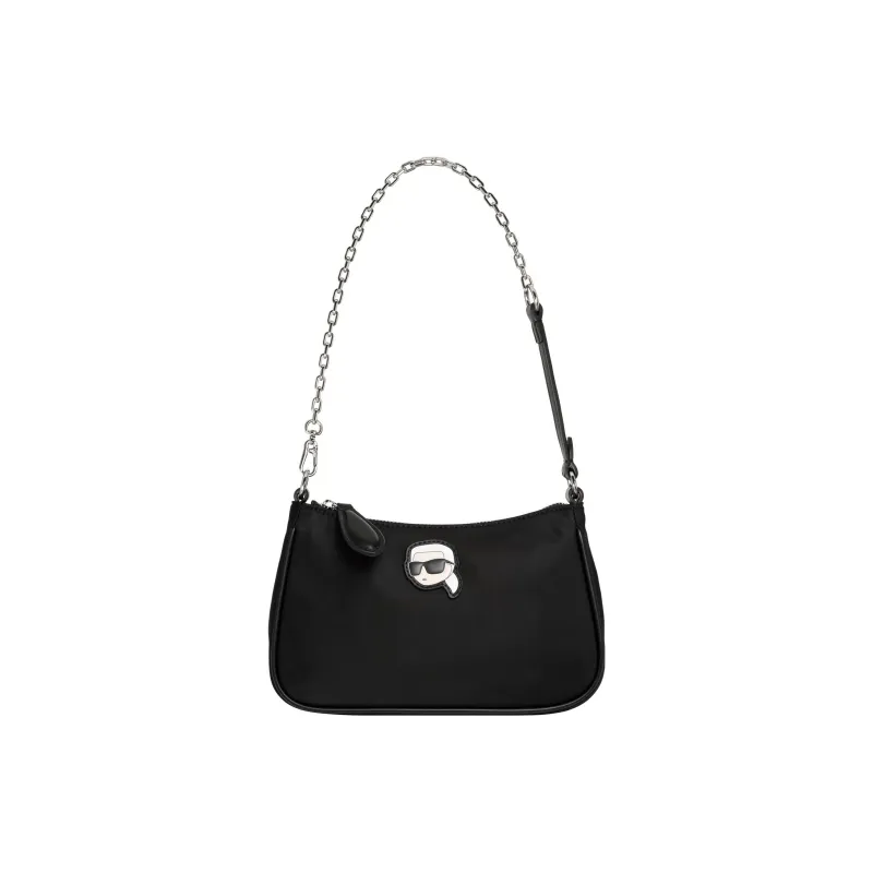 KARL LAGERFELD PU Shoulder Bag Women's Black-0