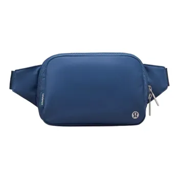 Lululemon Nylon With Recycled Polyester Sling Bag, Fanny Pack Large Size Unisex Asphalt Blue