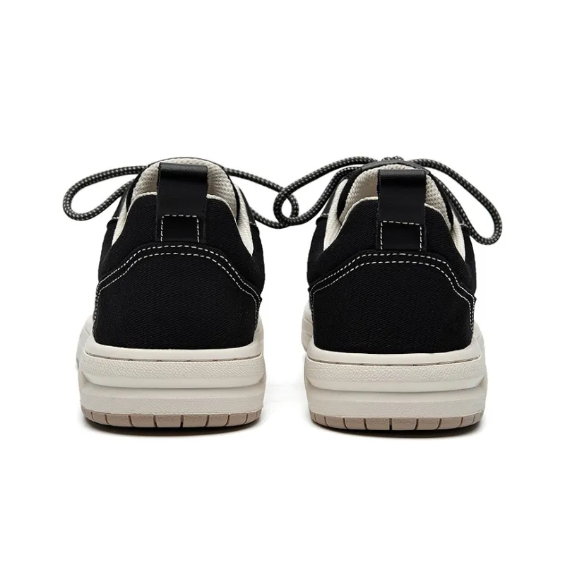 Rich Birds Lightweight Anti Slip Low Top Skateboard Shoes Men's Black-3