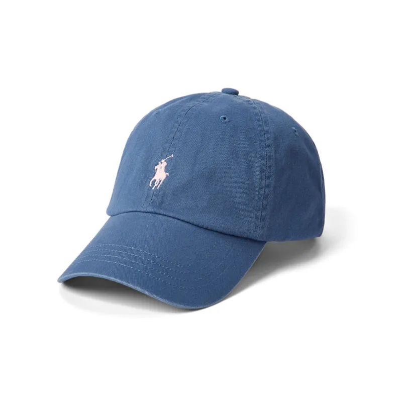 Polo Ralph Lauren Cotton Baseball Caps Unisex Navy Blue Blue-0