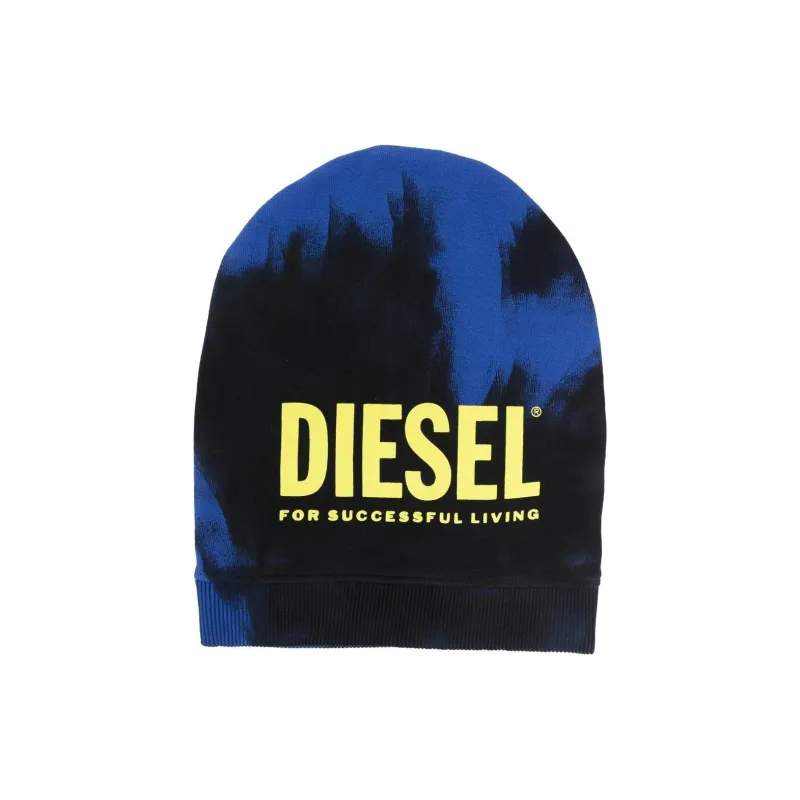 DIESEL Logo Embroidered Beanie Hat-0