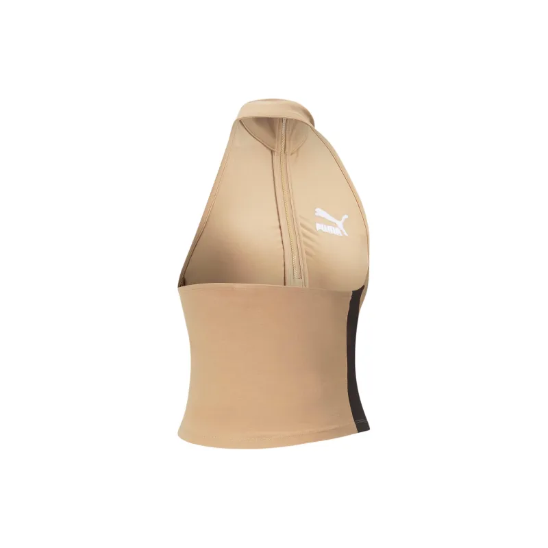 PUMA T7 Other T-Shirt Women's Khaki-1