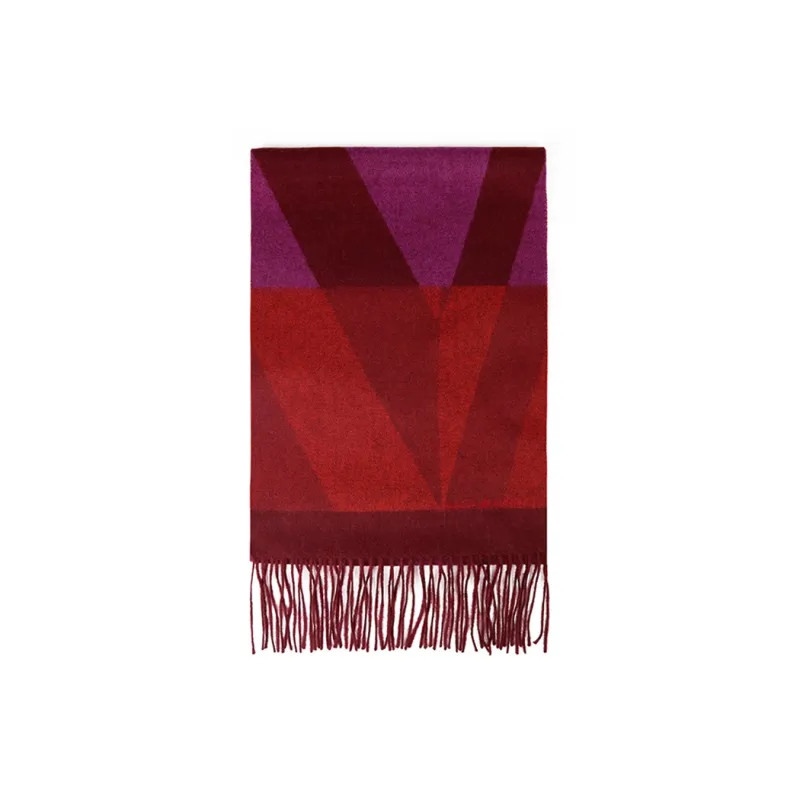MARJAKURKI Scarf With Autumnal Atmosphere Surprise Greeting Card In Artistic Style Unisex-3