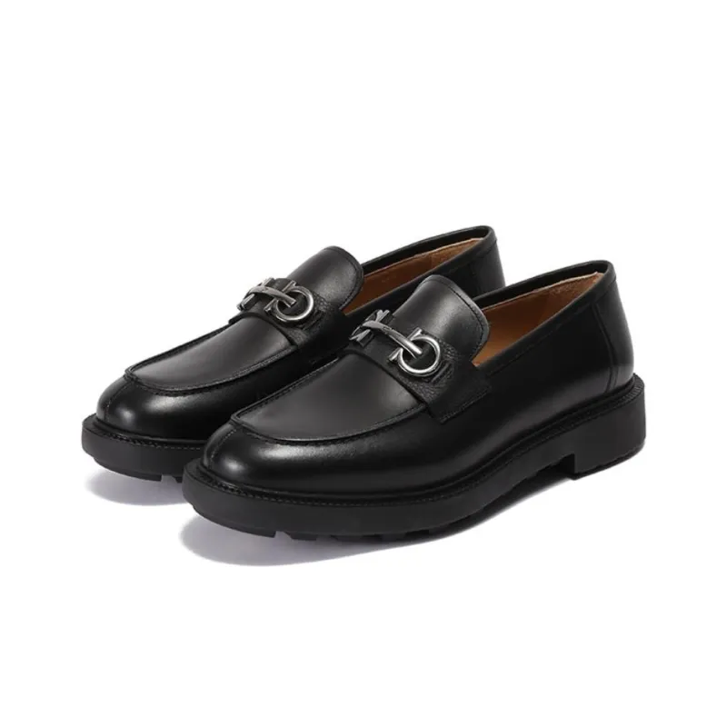 FERRAGAMO Casual Shoes 3.5cm Men's Black-2