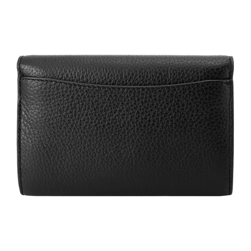 COACH Kleo Leather Clutch Wallet Small Size Women's Black-1