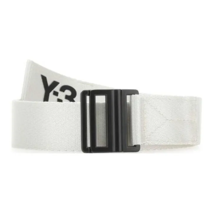 Y 3 Logo Printed Buckled Belt-0