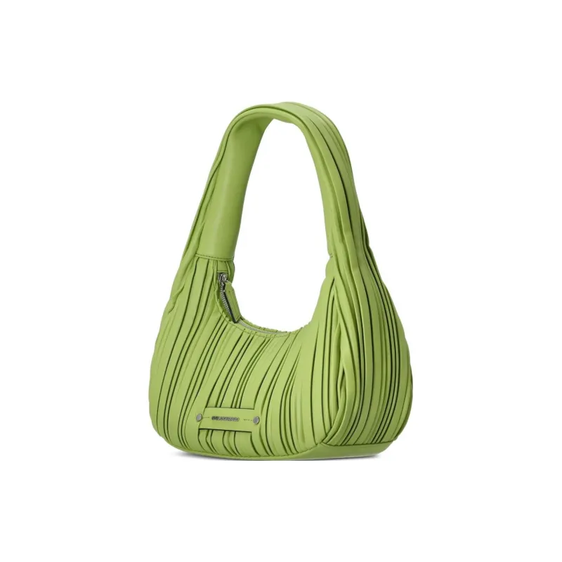 KARL LAGERFELD Polyurethane Hobo Bag Handbag Shoulder Bag Women's Apple Green-1