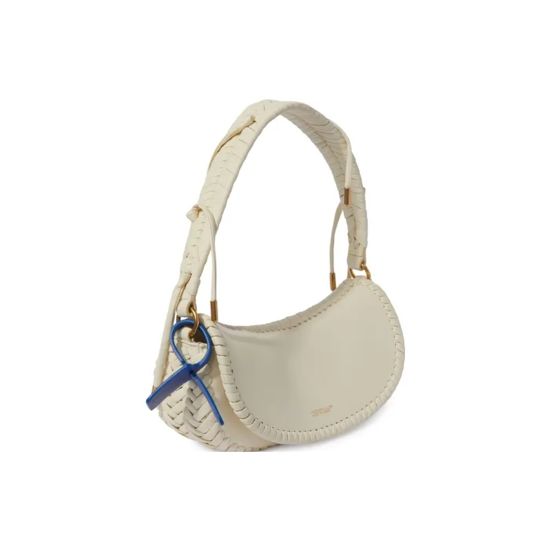 OFF WHITE Braided Trim Top Handle Bag-1