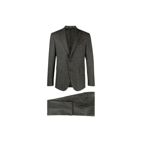 Tagliatore Plaid-check Pattern Single-breasted Suit