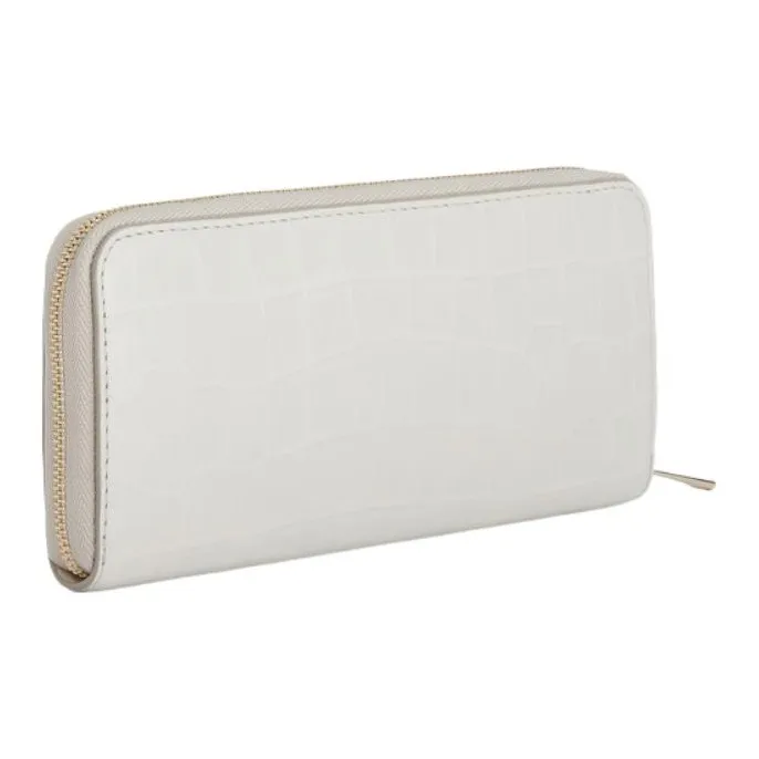 Furla Printed Leather Clutches Wallets Regular Women's White-1