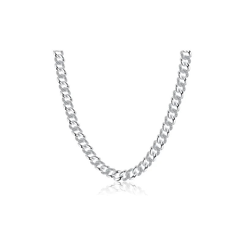 TheRubz Alloy Rhinestones Necklaces Unisex-1
