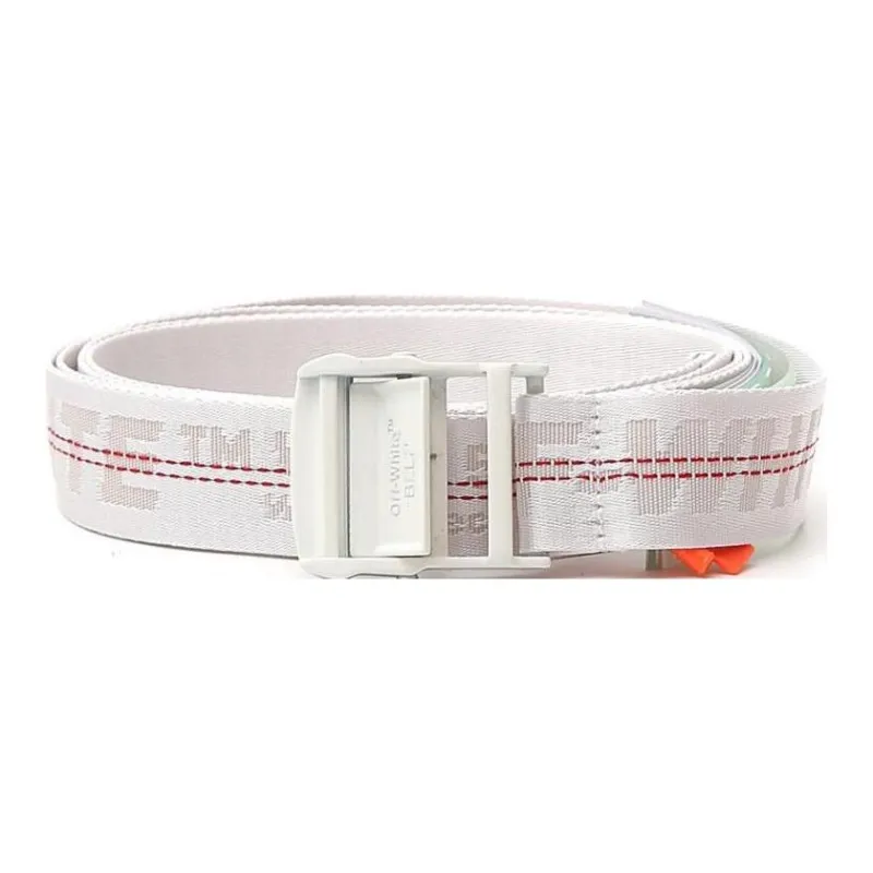 OFF-WHITE Logo Letter Smooth Buckle Unisex Multicolor 3.5CM-0