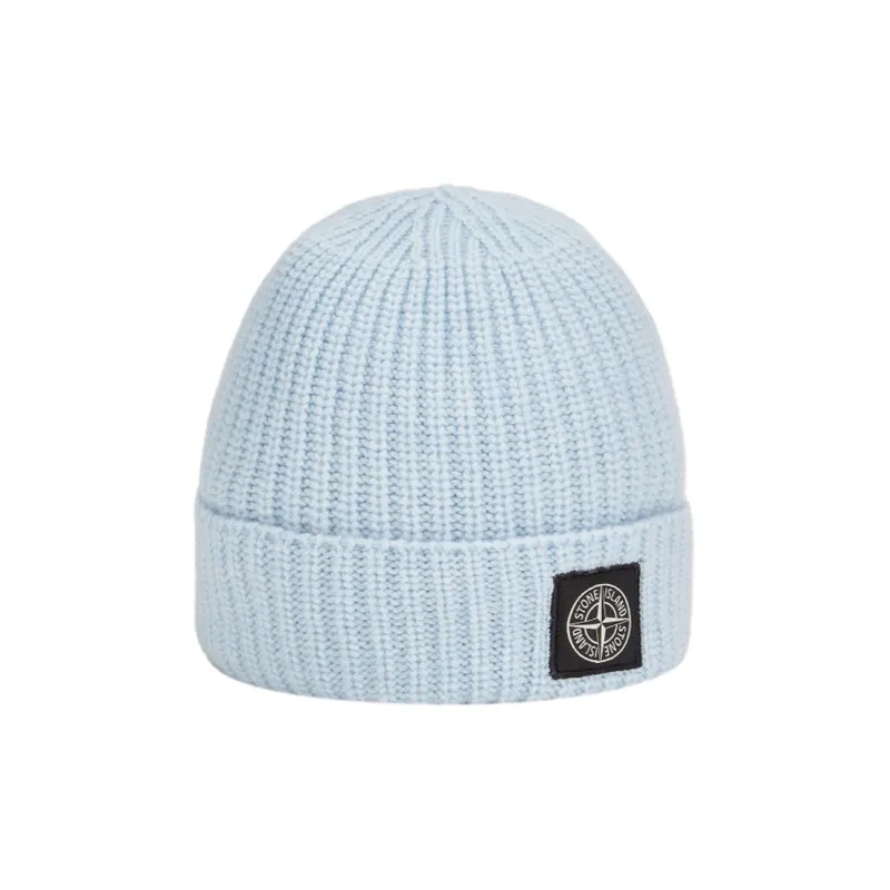 STONE ISLAND Beanies Unisex Light Blue-0