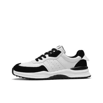 Rich Birds Anti-Slip Wear-Resistant Lightweight Breathable Low-Top Casual Shoes Men's Black White