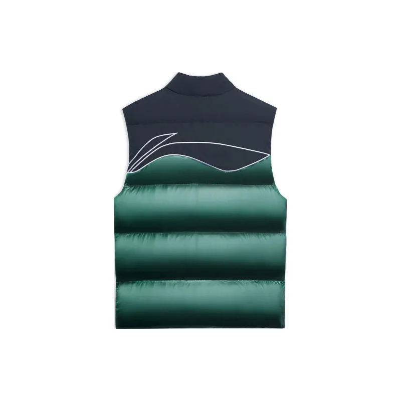 LiNing National Team Table Tennis Collection Vest Men's Scallion Green-1