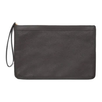 COS Cow Leather Clutch Regular Unisex Dark Brown