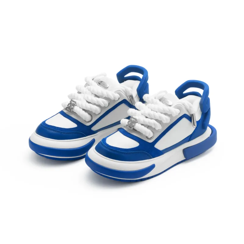 ROLLRULES WAHID Collection Low Top Skateboard Shoes Unisex Blue White-2