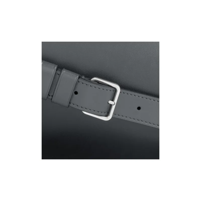 MONTBLANC Meisterstuck Full Grain Cow Leather Portable Briefcases Regular Men's Elegant Gray-6