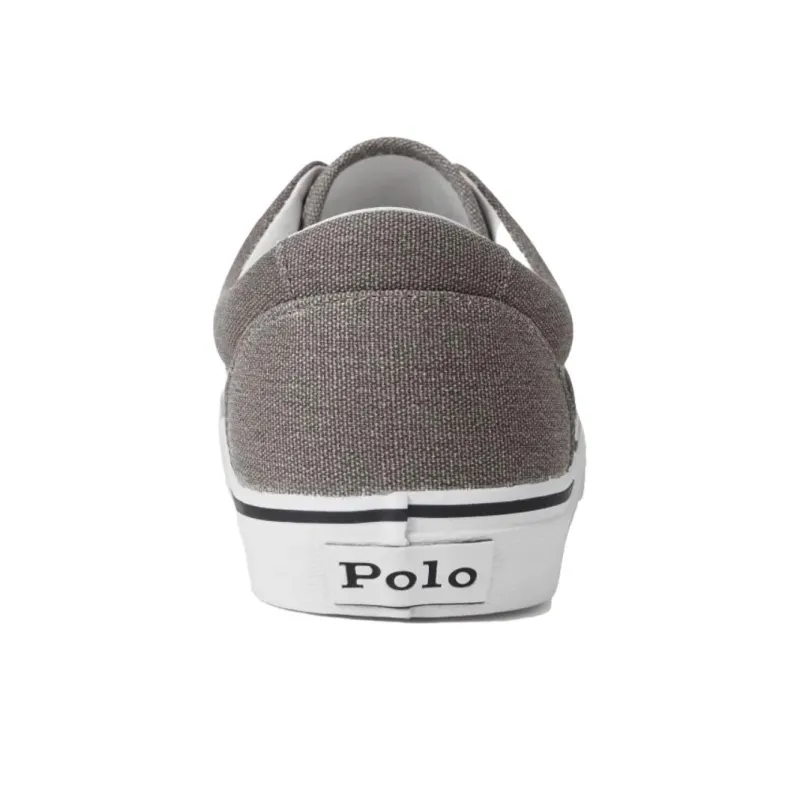 Polo Ralph Lauren Canvas Low-Top Skateboard Shoes Men's Gray-4