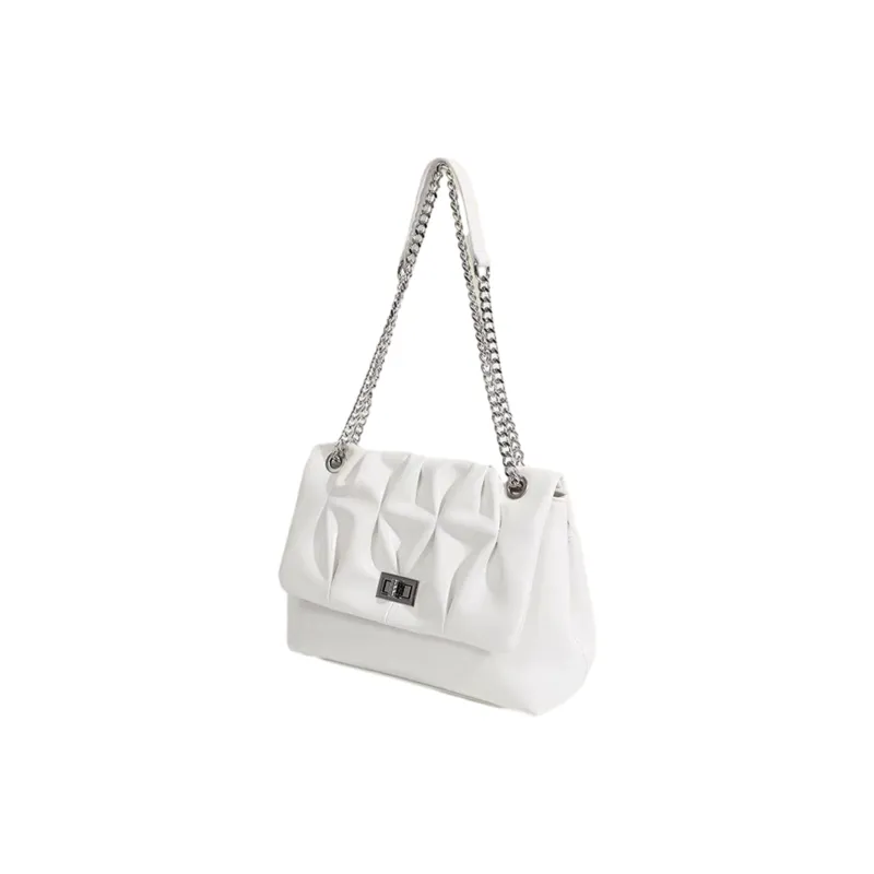 UNITE STAR PU Hobo Bag, Shoulder Bag, Crossbody Bag Women's Black/White-8