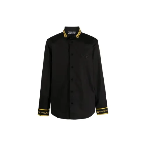 VERSACE JEANS COUTURE Shirts Men Black