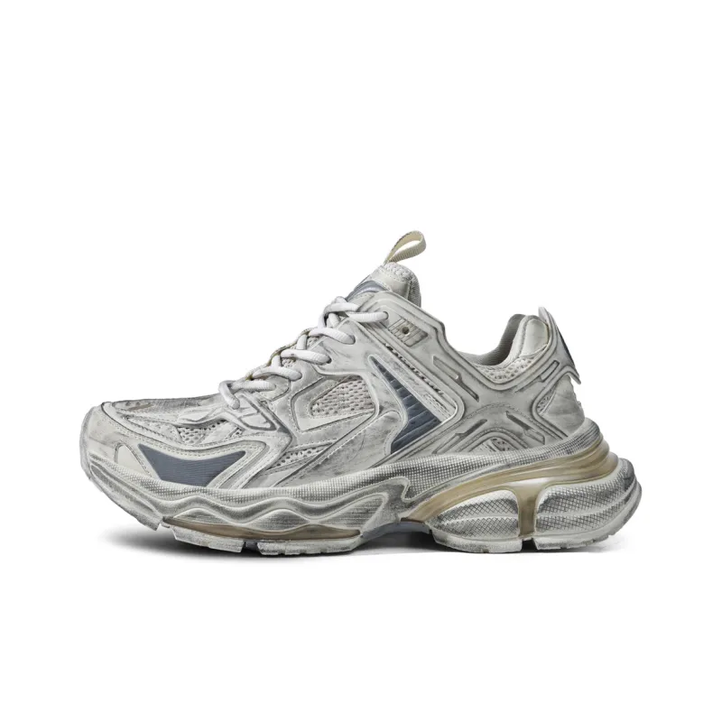 BASLS Moon Exploration Collection Trendy Versatile Low Top Chunky Sneakers Unisex-8